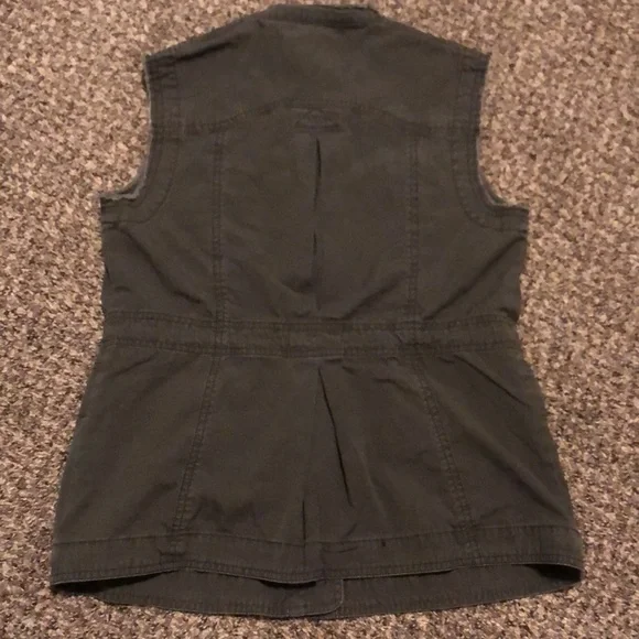 Green Denim Vest - Picture 4 of 4